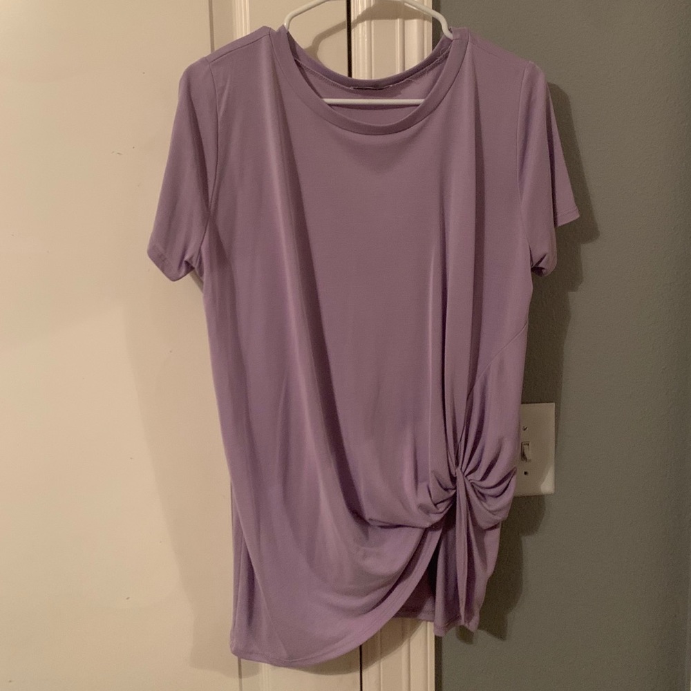 tied up t-shirt